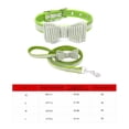 thumbnail image 3 of Methold Collar ajustable para cachorros y mascotas, pajarita para gatitos, Collar con correa para el cuello para gatos y perros Suministros para perros Verde verde S, 3 of 4