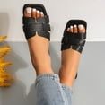 thumbnail image 2 of Zapatillas de suela plana antideslizantes para mujer, sandalias de playa con punta abierta, diseño Sexy a la moda, novedad de verano, 2024, 2 of 2