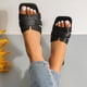 thumbnail image 2 of Zapatillas de suela plana antideslizantes para mujer, sandalias de playa con punta abierta, diseño Sexy a la moda, novedad de verano, 2024, 2 of 2
