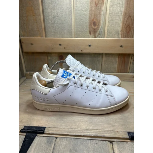 US12 Ad-id-as Originals Men's White Blue Bird Stan Smith Casual Shoes H05334