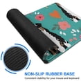 thumbnail image 6 of Long Mouse Pads for Desk,Australian Shepherd Pioneer Flower Desk Mats on Top Of Desks, Desk Mouse Pad Extra Large with 3mm Non-Slip Base and Stitched Edge for Gaming,Office,Work,Home 31.5"x11.8", 6 of 6