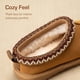 thumbnail image 3 of DREAM PAIRS Pantuflas para Niños Marrones Slip-On Peludas Talla 2, 3 of 6
