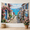 B, variant on XaaKee, Mediterranean Summer Vibes Tapestry Wall Hanging, Romantic Seaside Coastal Town Print, High-Quality Polyester Room Tapestry, 60x40Inch