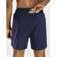 thumbnail image 5 of BALEAF Men's 5 inches Running Athletic Shorts with Zipper Pocket Navy Size XXL, 5 of 7