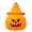 D, variant on C Cute Silicone Pumpkin Led Night Light With Witch Hat, Halloween Table Decor With Spooky Face Smile