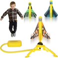 thumbnail image 1 of Lanzador de cohetes de aire para juguetes con 6 aviones acrobáticos para niños, edades 6-8, divertido juego interior y exterior, regalo de aprendizaje para niños y niñas de 3 a 9 años. Levamdar CZWJ-XM71, 1 of 7
