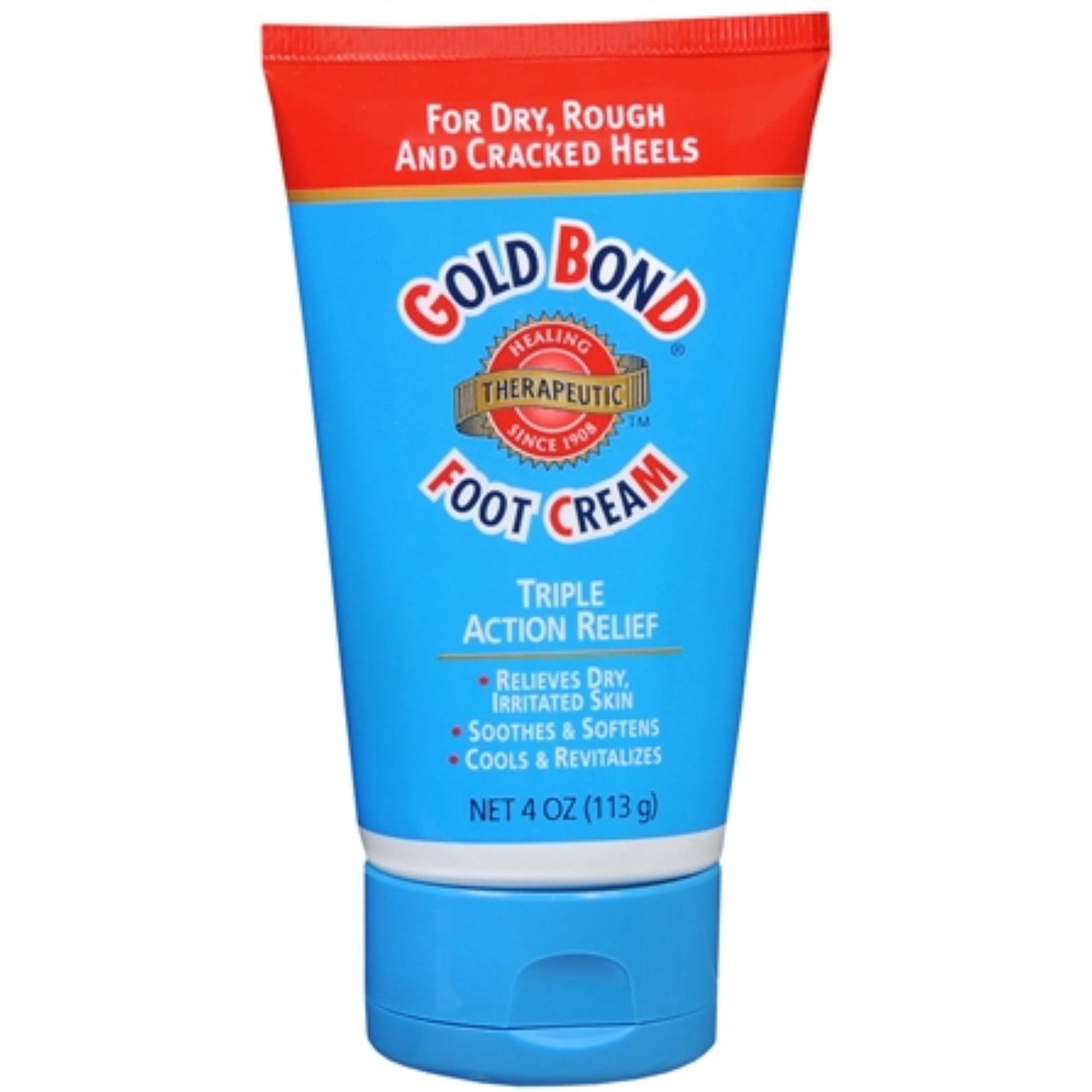 Gold Bond Foot Cream Therapeutic 4 oz (Pack of 4)