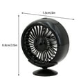 thumbnail image 4 of Car Vent Fan, Rechargeable Car Conditioning Vents Fan, Quick Cooling Fan, Portable Cooling Clip Fan, Car Multifunction Fan, USB Interface Car Small Fan for Travel Camping Gym, 4 of 6