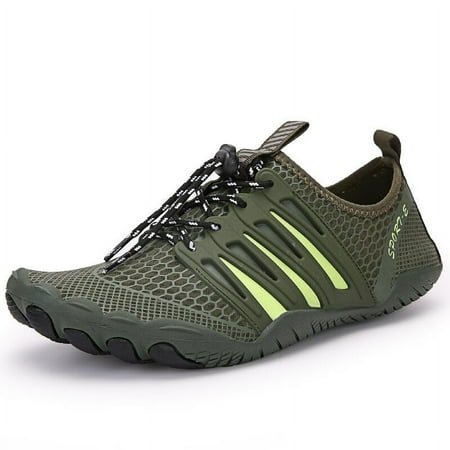 Men s Quick-Dry Breathable Surfing Wading Shoes Unisex Beach Sneakers Water Sports Shoes Women s Non Slip Upstream Swimming Shoes  Size 10