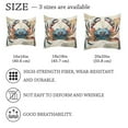 thumbnail image 4 of Pack of 2 Vintage Ocean Crab Fish Throw Pillow Covers 20x20 Inch, Square Farmhouse Pillowcase, Velvet Cushion Case for Sofa Bedroom Home Decor, 4 of 7