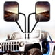 thumbnail image 2 of Doors Off Mirrors for Jeep Wrangler CJ YJ TJ JK JL & Unlimited, Wider Rearview Mirrors Square Door S, 2 of 5
