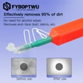 thumbnail image 2 of - 5 Packs Fiber Cleaner Fiber Optic Tools Cleaing Pen Fiber One Cick Pen Cleaner for SC Connector Over 800, 2 of 5