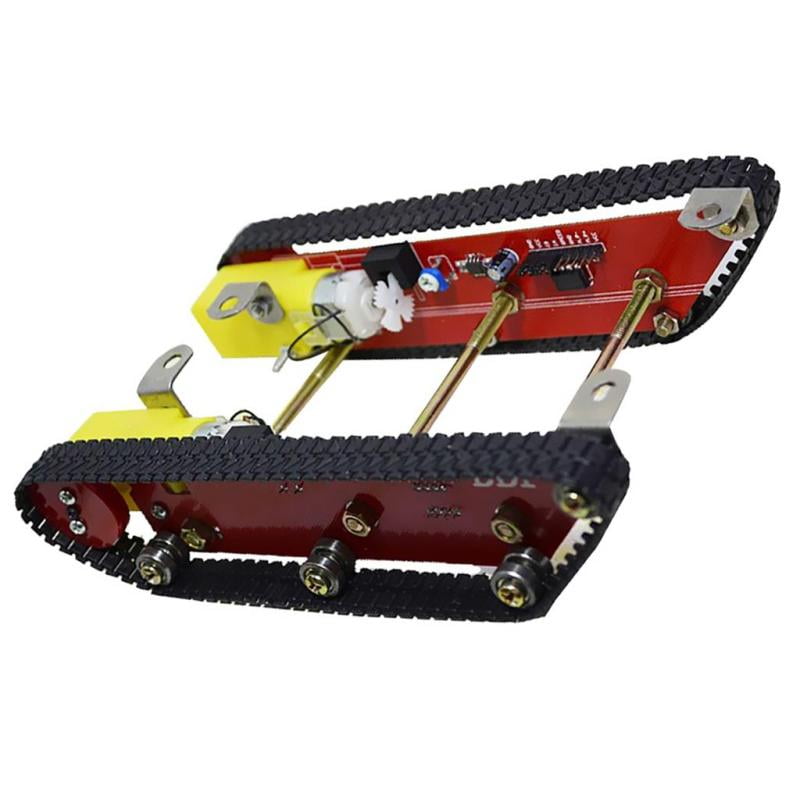 Details about   Tracked Robot Smart Car Platform Metal Aluminium Alloy Tank Chassis with Powe... 