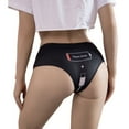 thumbnail image 6 of New European and American women's 3D printed panties with battery power hip wrap fashion girl's mid waist milk silk lace panties, 6 of 12