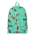 thumbnail image 3 of Yellow Pineapple Lover School Backpack, Tropical Fruit and Flower Pattern Lightweight Travel Backpack with Comfortable Carrying, 3 of 4