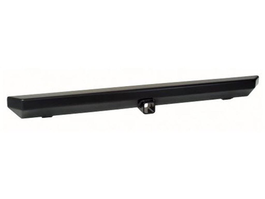Rugged Ridge by RealTruck Rock Crawler Bumper, Rear for Wrangler YJ/TJ | Mid-Width w/ Tire Carrier & 2" Receiver Hitch, Steel, Textured Black | 11503.21 | Compatible with 1987-2006 Jeep Wrangler YJ/TJ