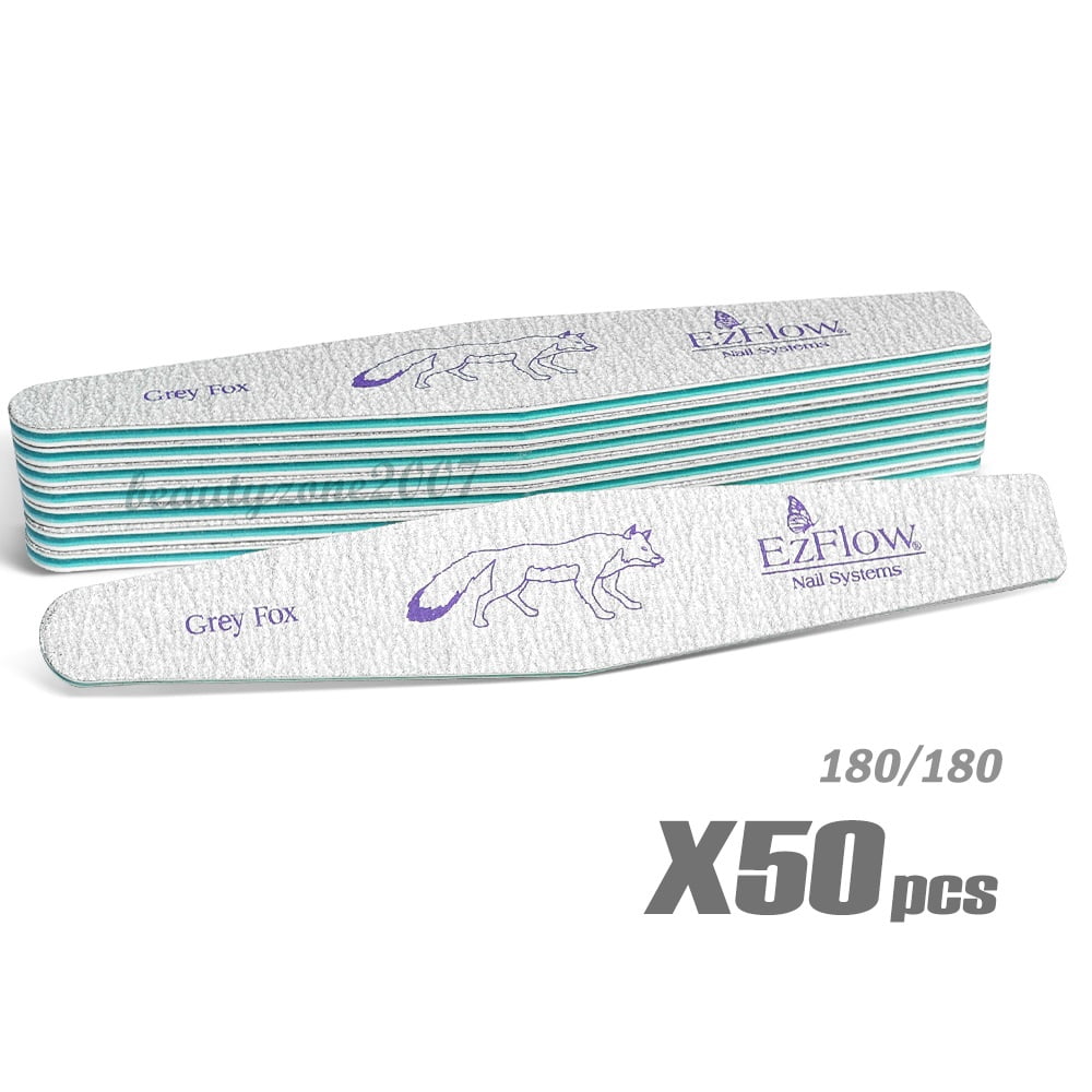 Nail file Tropical Shine Zebra black/grey grit 180 washable