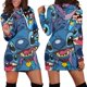 thumbnail image 3 of Nuevo vestido con capucha de Disney Stitch, vestido de moda de Disney, sudadera, vestido con capucha con estampado 3D por todas partes para mujer, 3 of 5