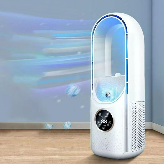 New Portable Air Conditioner Fan Rechargeable Air Cooler 6 Speeds Adjustable