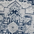 thumbnail image 3 of Luxee Designs Alexandria Collection 2x3 Area Rug, Medallion Rugs for Doorstep, Hallway, Entryway, Kitchen, Office, Pet Friendly, Low Pile, High Traffic Area, Stain Resistance - Deep Blue, 3 of 10