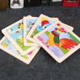 thumbnail image 4 of 1 juego de rompecabezas para niños, bonito aspecto de madera, multifuncional, 4 of 5