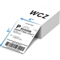 thumbnail image 1 of shiyou-4x6 Thermal Shipping Labels for Thermal Printers - 500 Thermal Labels, Commercial Grade, Compatible with Multiple Shipping Label Printer, Ideal for E - Commerce & Logistics Business, White, 1 of 4