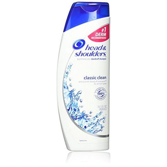 Head & Shoulders Classic Clean Dandruff Shampoo 13.5 Oz (Pack of 2)