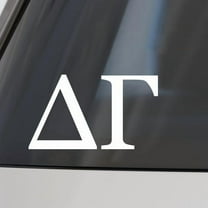 Delta Gamma Car Decal Sticker- Greek Letters Design, Officially Licensed  Sorority Window Sticker