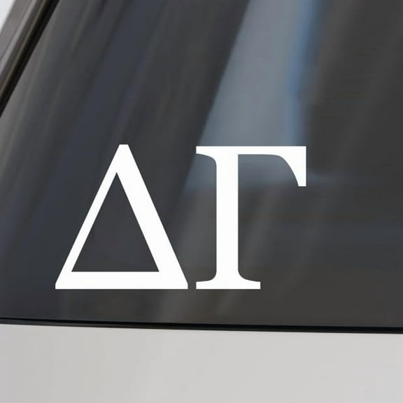 Delta Gamma Car Decal Sticker- Greek Letters Design, Officially Licensed  Sorority Window Sticker