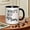 Black, variant on World's Best Mum Mug - Elegant Cursive "World's Best Mum" & Pink Heart Coffee Cup, Tea/Hot Chocolate Cup for Mom, Mother's Day/Christmas Gift, White with Black Lettering, for hot Beverages