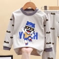 thumbnail image 4 of 12-18 Months Girls Long Sleeve Pajama Set Outfit for Girls 10-12 Years Old Kids Pajamas Cotton Long Sleeve Toddler Girls Kids,Grey, 4 of 5