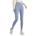 thumbnail image 3 of Wlynlyn Leggings for Women Casual High Waisted Belly Control Stretchy Running Cycling Workout Yoga Pants, 3 of 4