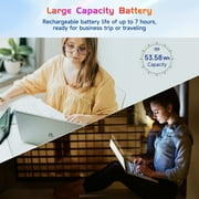 17.3Laptop-Computer 16GB RAM 1TB SSD 2025 Newest Student-Laptop Intel Pentium 6 Cores i3-1215U(Up to 4.40 GHz)) Business-Laptop with Backlit Keyboard Fingerprint ,Silver