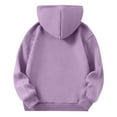thumbnail image 4 of Girls Bow Printed Oversized Hoodies Loose Casual Long Sleeve Pullover Cute Sweatshirt Tops with Pocket for 5-14Y, 4 of 5
