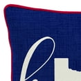 thumbnail image 2 of Jordan Manufacturing 18" x 18" Navy Texas Home Outdoor Throw Pillow, 2 of 8