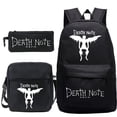 thumbnail image 1 of Death Note Anime Men's Backpack Pencil Bag Student Laptop Backpack Anime Death Note School Bag College Shoulder Bag 3pcs/set, 1 of 3