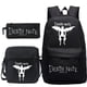 thumbnail image 1 of Death Note Anime Men's Backpack Pencil Bag Student Laptop Backpack Anime Death Note School Bag College Shoulder Bag 3pcs/set, 1 of 3
