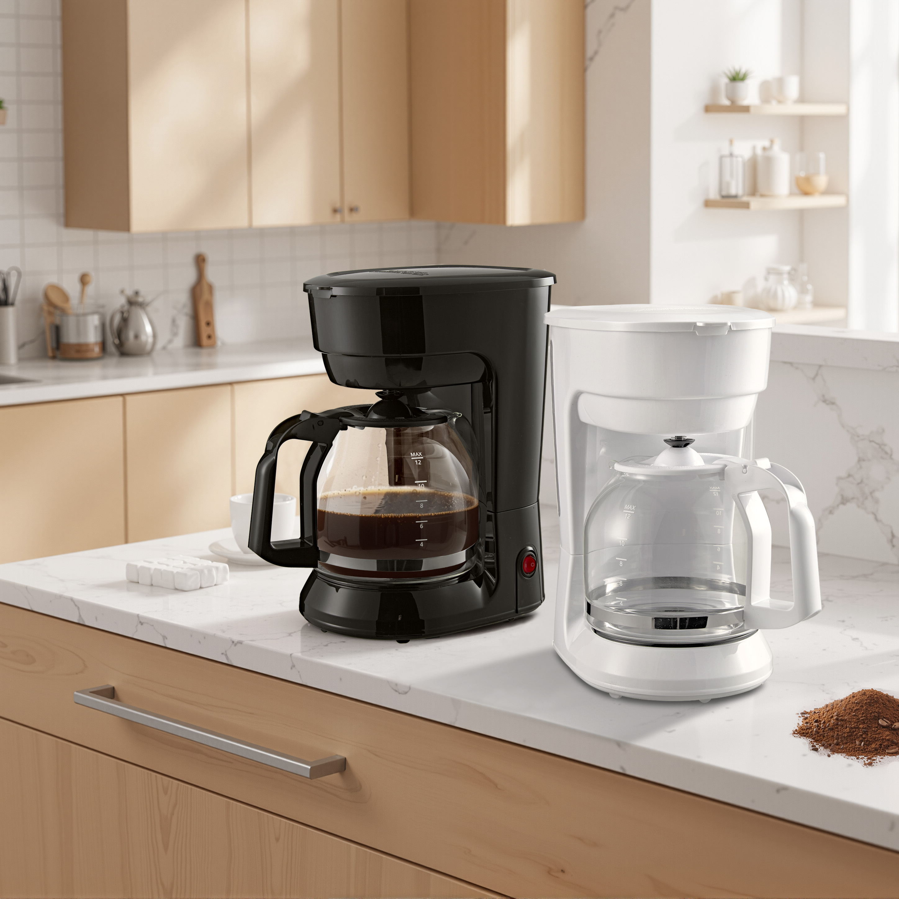 Mainstays 12-Cup Drip Coffee Maker, Black photo 3