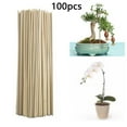 thumbnail image 1 of 100Pcs Bamboo Sticks Trellis Stakes Kit For Garden Plants Support Tomatoes Peas, 1 of 9