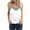 White, variant on Beach Vacation Clothes for Women Cropped Athletic Top Camping Top for Women Compression Packs Crop Workout Blouse Tops Chambray Blouse Breastfeeding Camisole Crop Spaghetti Button Black 2XL