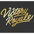 thumbnail image 2 of Men's Fortnite Victory Royale Gold Script  Graphic Tee Charcoal Heather Large, 2 of 5