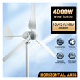 thumbnail image 2 of 4000W Wind Turbine With Free Charging Controller Yacht Farm Family Farm ,Widely Use, 2 of 6