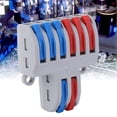 thumbnail image 3 of Terminal BlockC, Prevent Oxidation Stable Compact Lightweight Quick Terminal Block, For Soft Wire Hard Wire, 3 of 8
