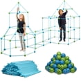 thumbnail image 1 of Kit de construcción de fuertes ¡Increíble! 132 piezas para niños, 1 of 6