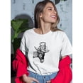 thumbnail image 2 of Man Drinking T-Shirt Women -Mohsen Najafi Designs, Female Small, 2 of 4