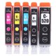 thumbnail image 1 of Cartucho de tinta ABS Cartucho de tinta para impresora PIXMA IP3600 IP4600 IP4700 MX860 BK BK C M Y, 1 of 9