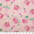 thumbnail image 2 of Fabric Creations Pink Flower Cotton Fat Quarter 45 × 53 cm (18 × 21 in), 18x21, 2 of 2