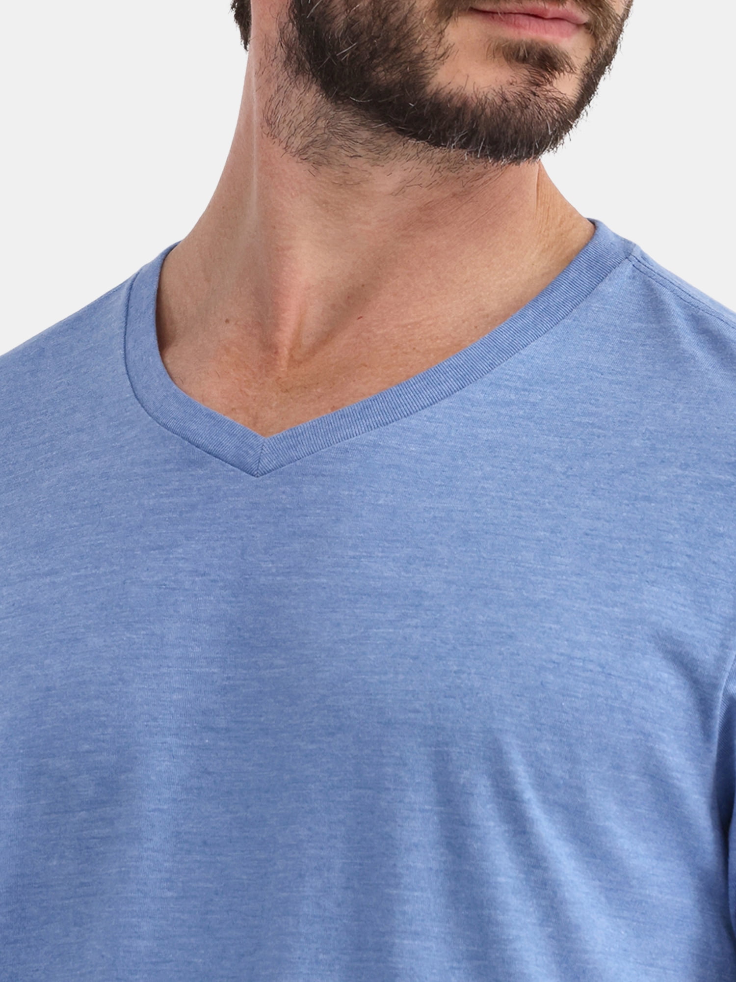 George Men's and Big Men's Lightweight V-Neck Tee with Short Sleeves, Sizes XS-3XL