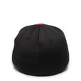 thumbnail image 2 of OC Sports AIR25 Flexible Fitting Cap - Black Red, 2 of 8