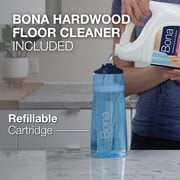 Bona Spray Mop for Hardwood Floors Kit - Includes Reusable Microfiber Cleaning Pad and Pre-Filled Cartridge